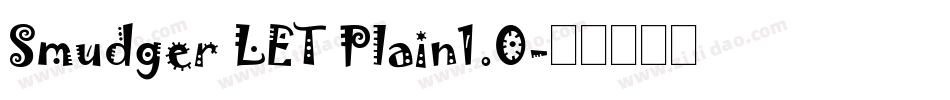 Smudger LET Plain1.0字体转换